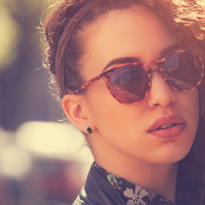 1 Carat Oval Mystic Topaz and Diamond Stud Earrings In 14 Karat White Gold