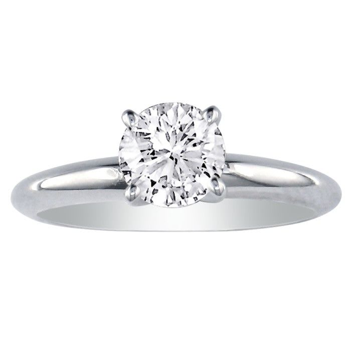 2 Carat Diamond Solitaire Engagement Ring In Platinum