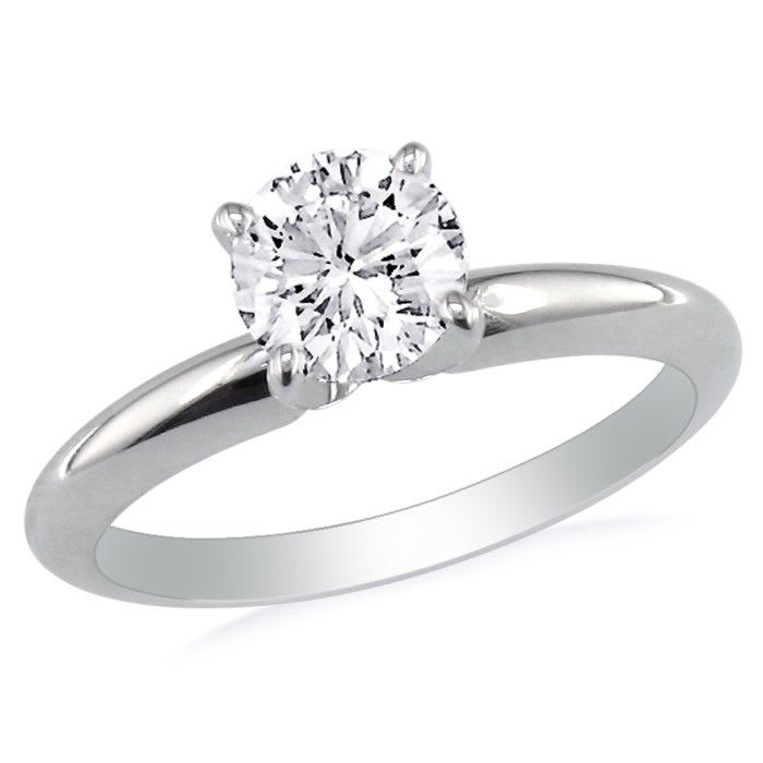 2 Carat Diamond Solitaire Engagement Ring In Platinum