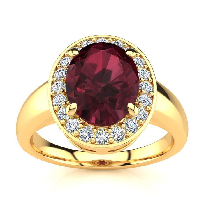 5 on sale carat garnet