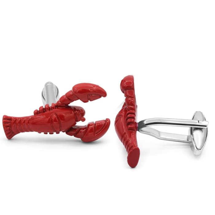 Octavius Stainless Steel Lobster Cufflinks