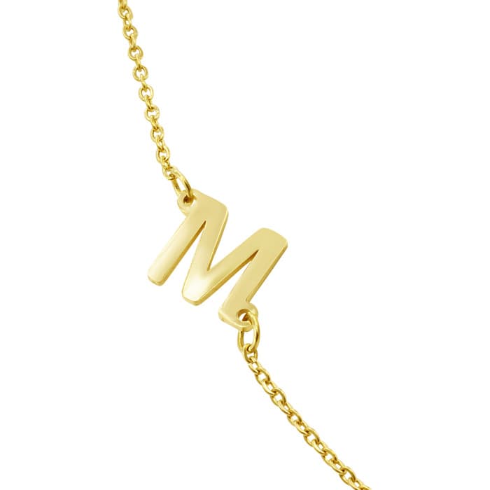 M necklace sideways cheap