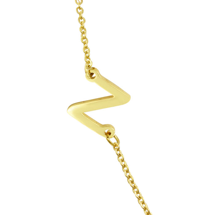 Sideways z best sale necklace