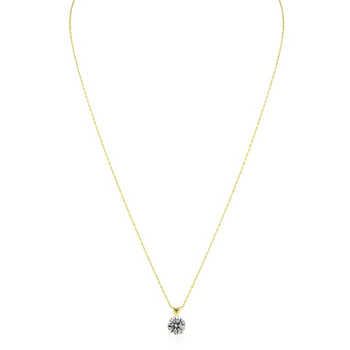 1CT DIAMOND Very Special Sale! 1ct Diamond Pendant in 14k Yellow Gold. UNHEARD OF PRICE!