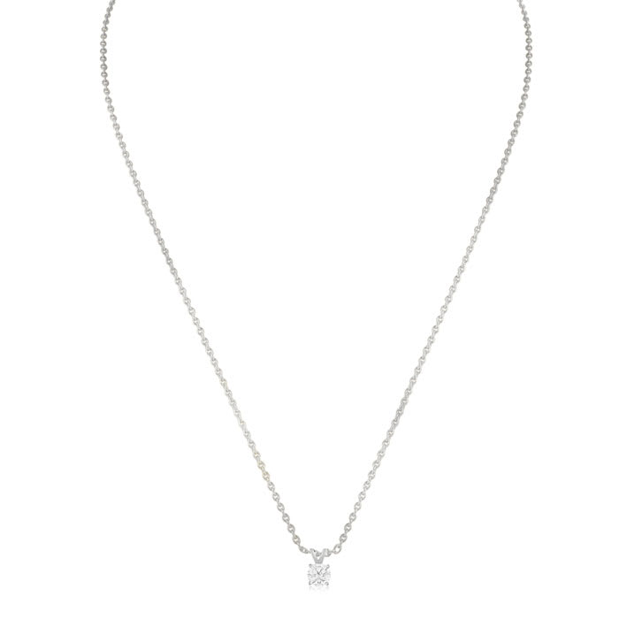 Nearly 1/4ct Diamond Solitaire Necklace With Free Chain.  Fiery Diamond At An Incredible Value! 