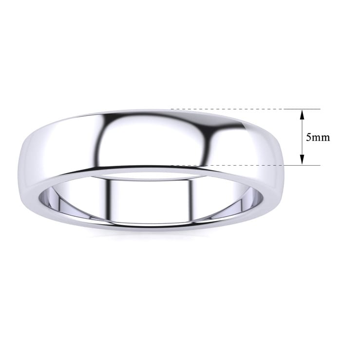 5MM High Grade Stainless Steel Wedding Band