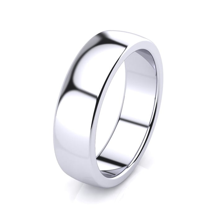6MM High Grade Stainless Steel Wedding Band