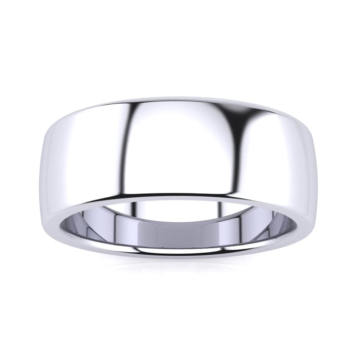 8MM High Grade Stainless Steel Wedding Band