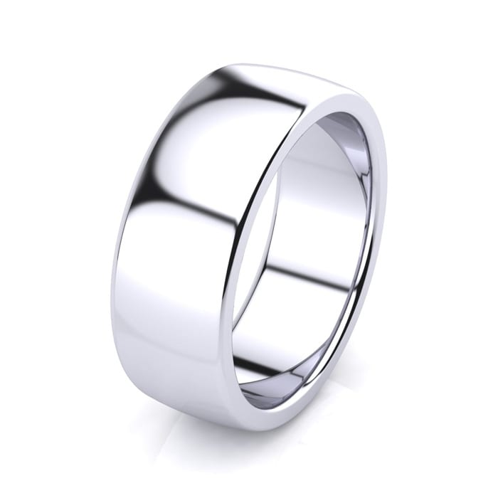 8MM High Grade Stainless Steel Wedding Band