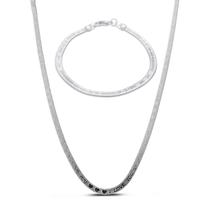 I love you necklace and bracelet set new arrivals