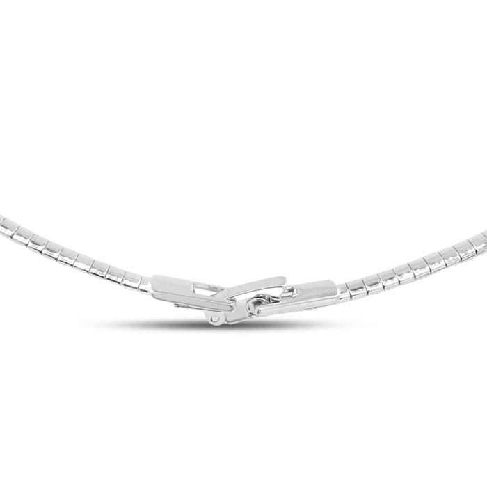 1/4 Carat Diamond Designer Necklace In Platinum Overlay, 18 Inches. Beautiful Necklace! Back In Stock After 1 Year!