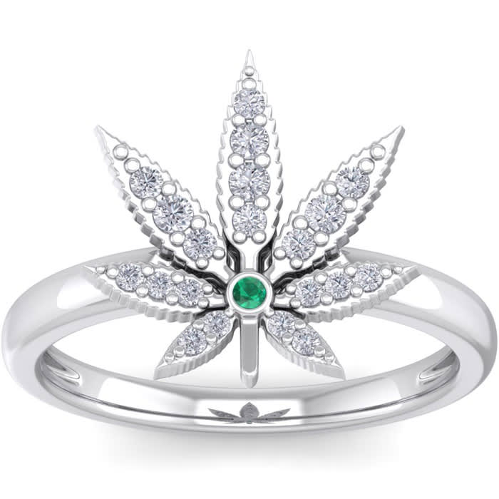 Marijuana cheap leaf ring