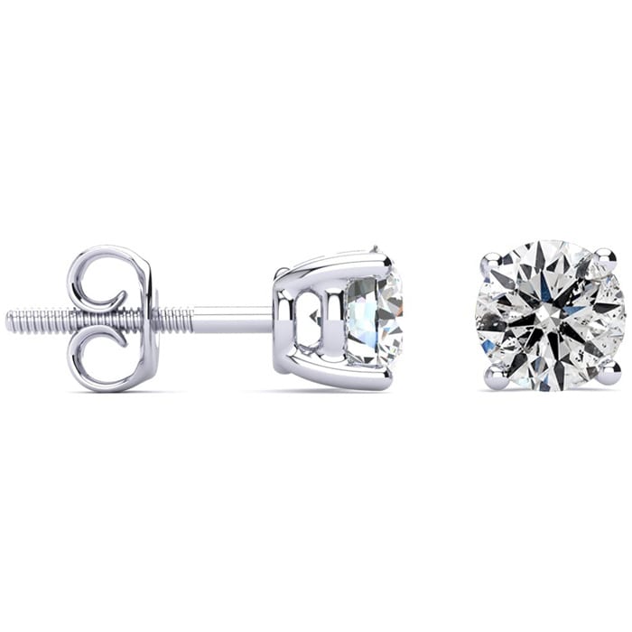 long post stud earrings