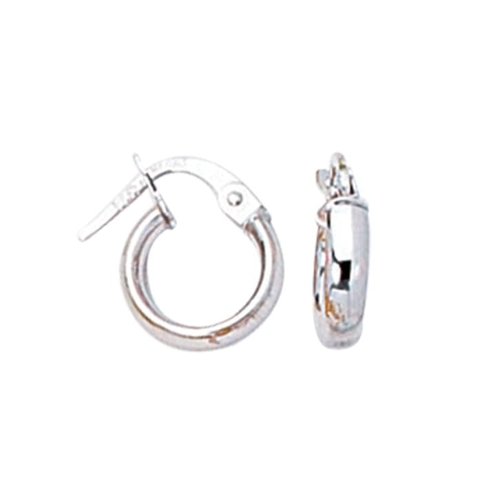 White gold children's hoop earrings new arrivals