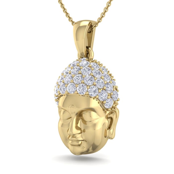 Buddha sales pendant diamond