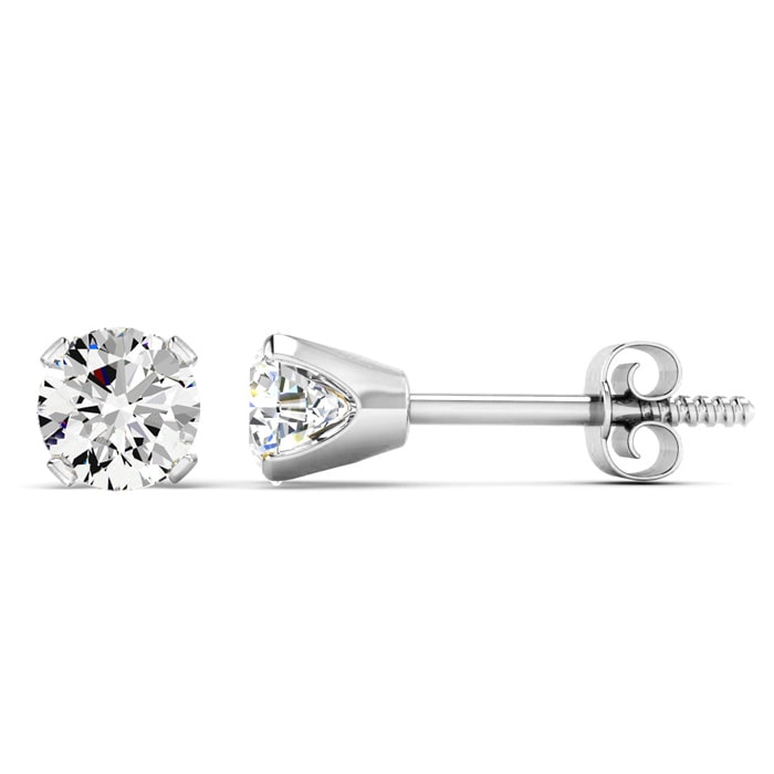 Screw on back stud earrings sale