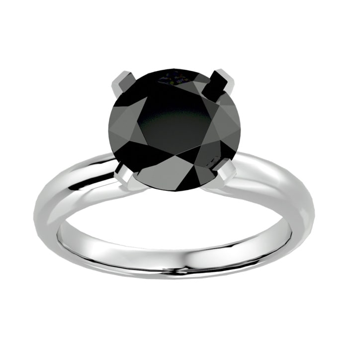 Real Black Diamond of 4 Carat For Custom Rings From Supplier