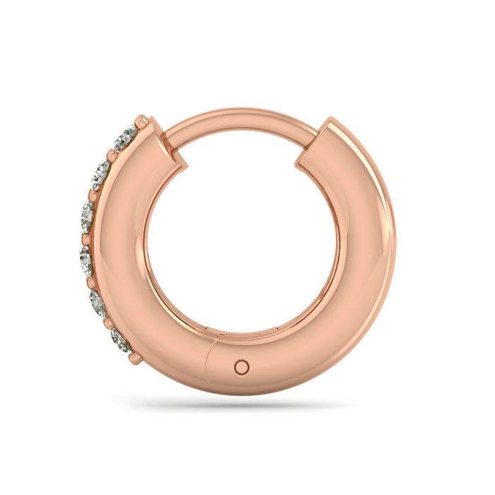 14 karat rose hotsell gold hoop earrings