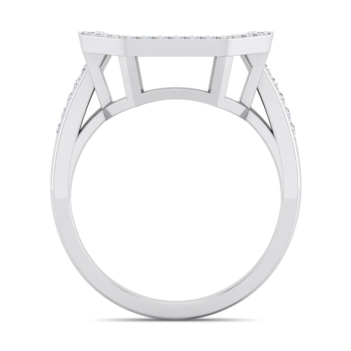1/5 Carat Matching Diamond Wedding band In 14 Karat White Gold