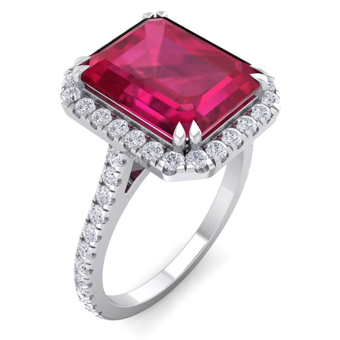 7 carat shop ruby ring