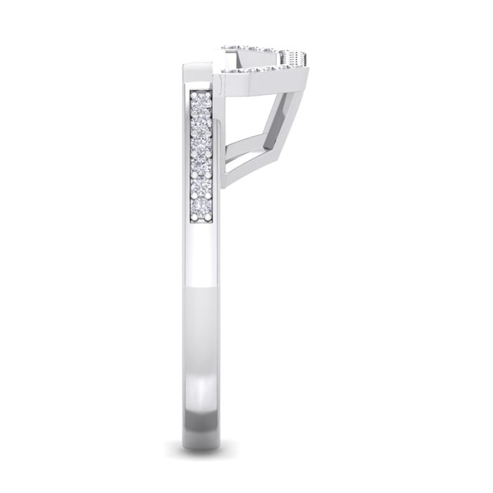 1/4ct Diamond Matching wedding band in 14 Karat White Gold for JWL 242472