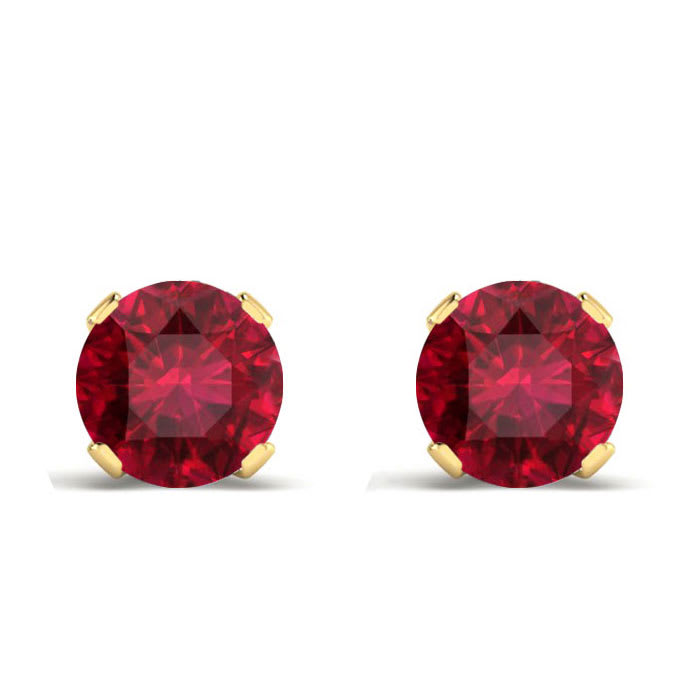 Ruby earrings ajpw hotsell