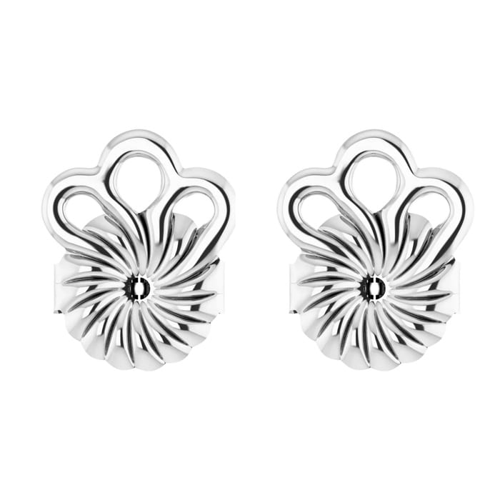 Solid 925 Sterling Silver Large Earring Backs For Droopy Ears