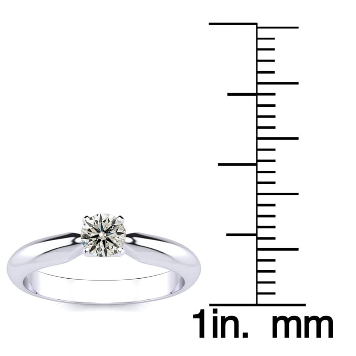 1/3 Carat Diamond Solitaire Engagement Ring in 1.4 Karat Gold™
