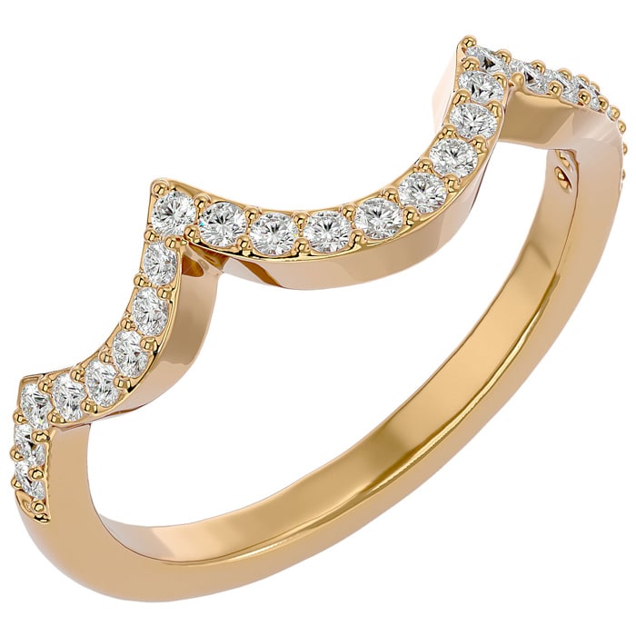 1/4 Carat Diamond Band In 14 Karat Yellow Gold
