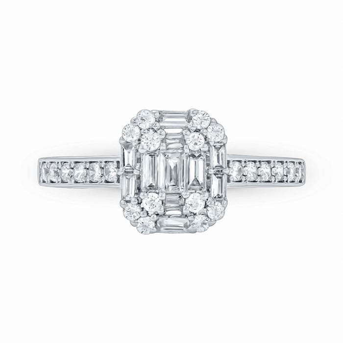 2 ct store baguette diamond ring