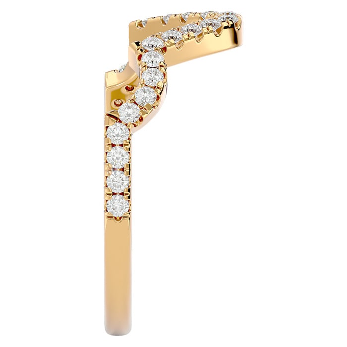 1/4 Carat Diamond Wedding Band In 14 Karat Yellow Gold