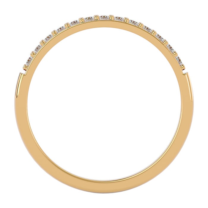 1/4 Carat Diamond Wedding Band In 14 Karat Yellow Gold