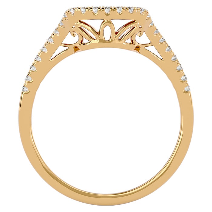 1/4 Carat Diamond Wedding Band In 14 Karat Yellow Gold