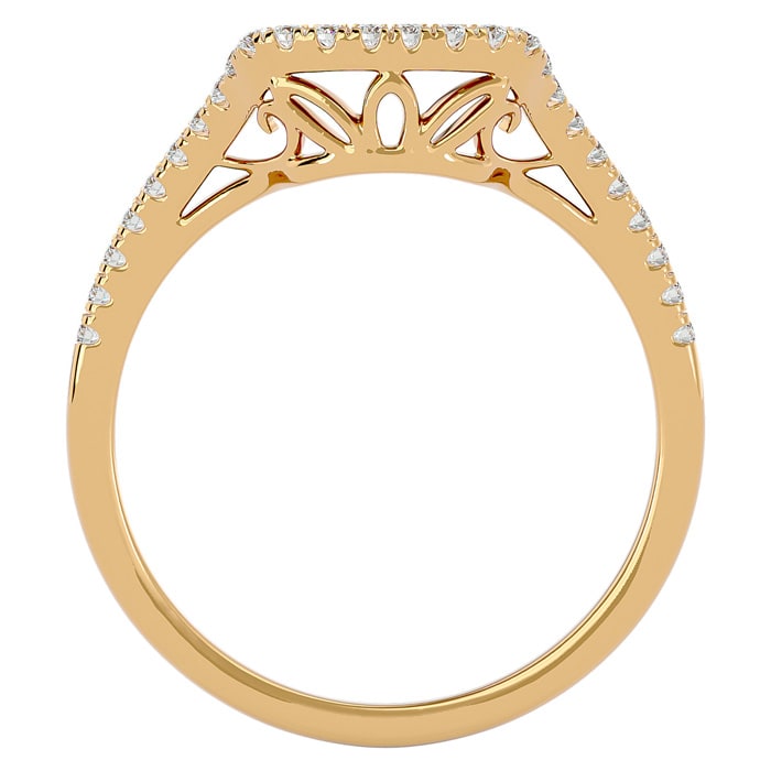 1/4 Carat Diamond Wedding Band In 14 Karat Yellow Gold