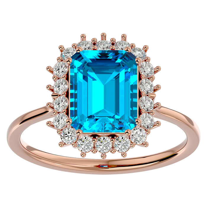 3 carat blue topaz sale