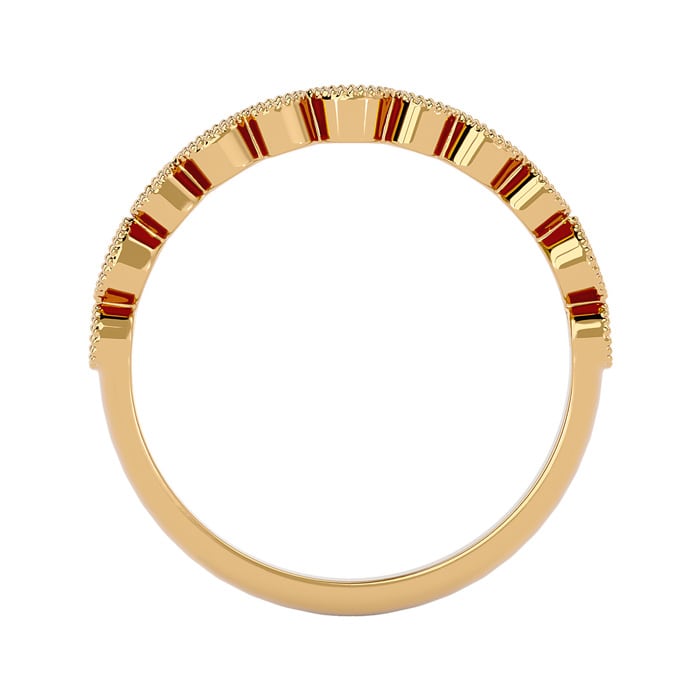 1/10 Carat Diamond Wedding Band In 14 Karat Yellow Gold