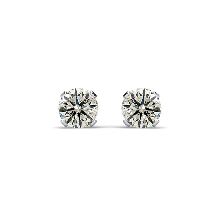 10 Point Colorless Diamond Stud Earrings White Gold!  Amazing Deal, Fiery Diamonds