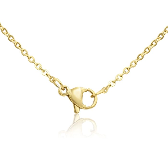 Carla Nameplate Necklace In Gold