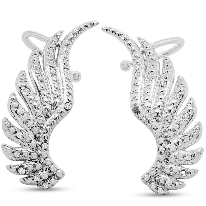 Diamond Drop Earrings Diamond Cuff Earrings