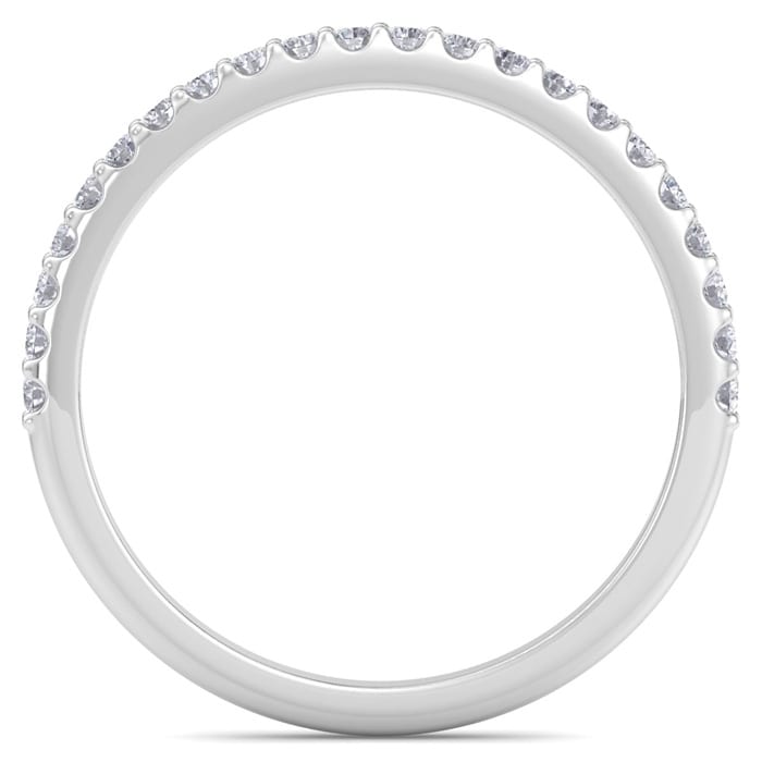 1/3 Carat Diamond Band In 14 Karat White Gold