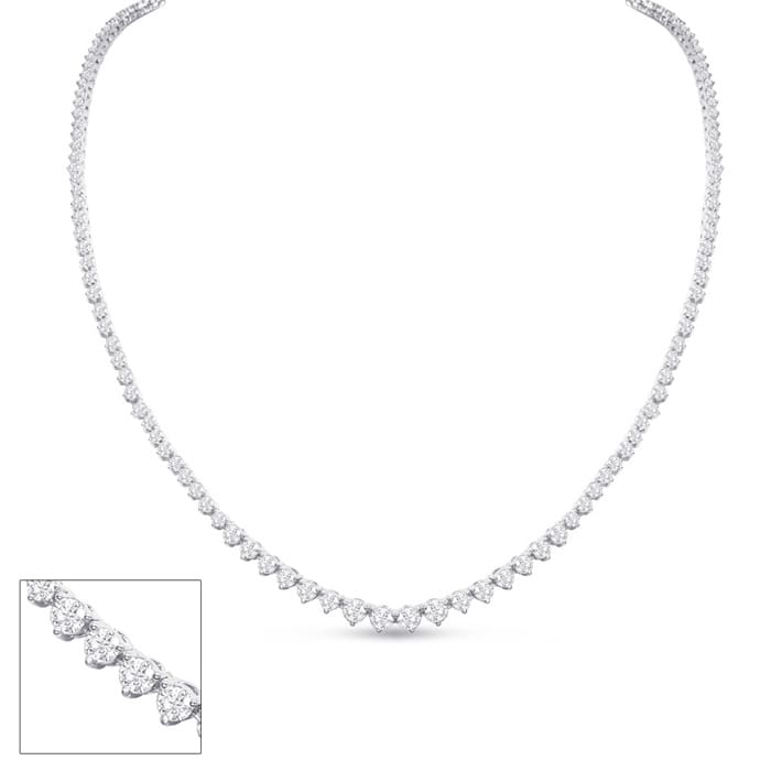 Diamond by the inch necklace discount