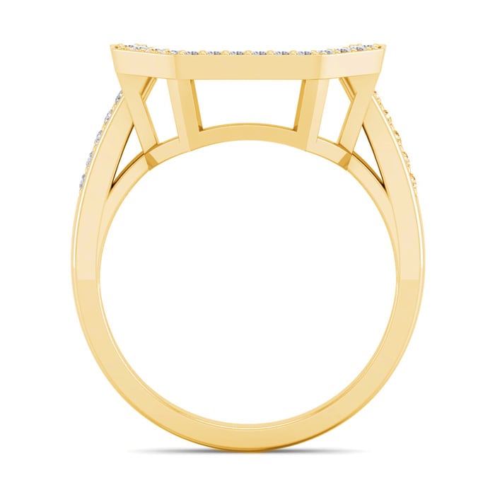 1/5 Carat Matching Diamond Wedding band In 14 Karat Yellow Gold