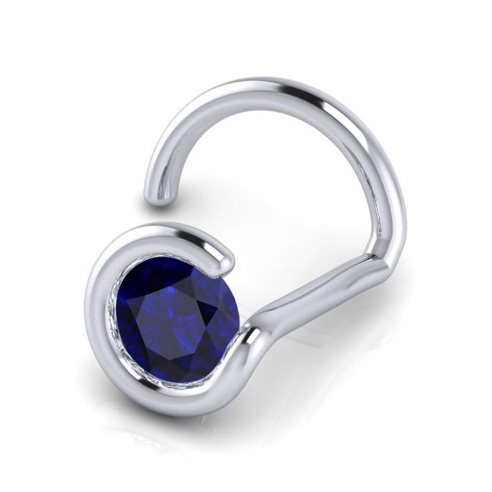 Sapphire nose stud store