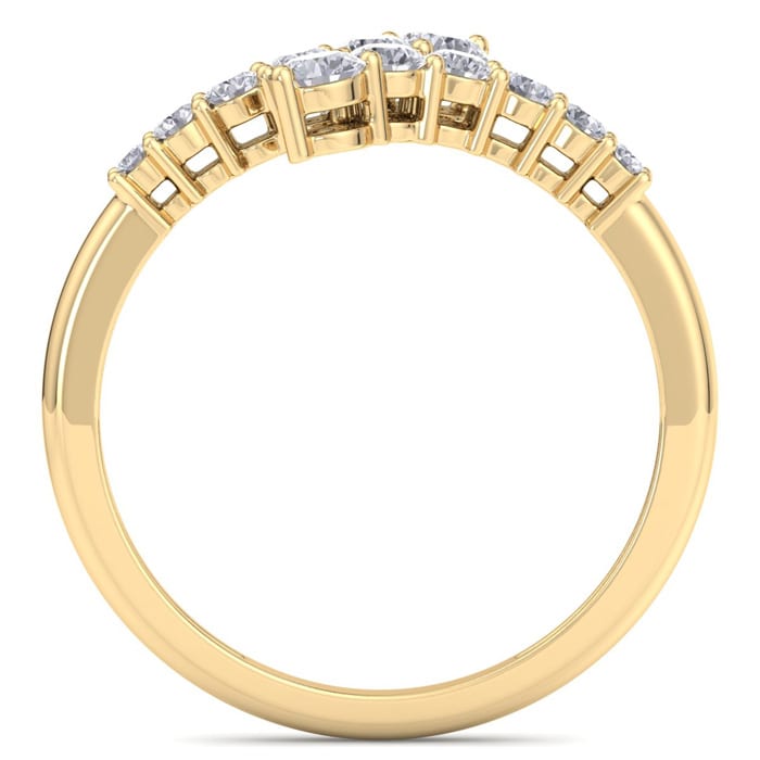 Stunning 1/2ct Journey Diamond Band in 14K Yellow Gold