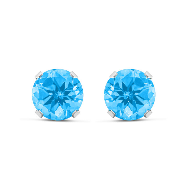 Topaz and diamond earrings cheap