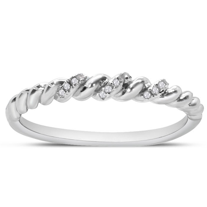 Thumb Rings Womens Thumb Ring With 13 Diamonds In Solid Sterling Silver