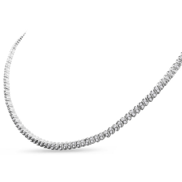 1 Carat Diamond Tennis Necklace, 17 Inches. Beautiful Brand New Diamond Necklace!