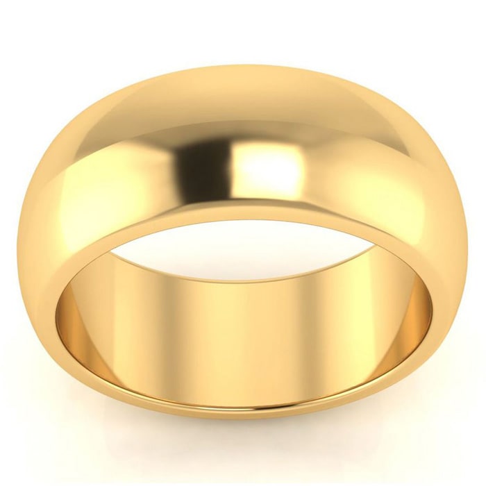 SuperJeweler Is 1 For Thumb Rings. Popular 14K Yellow Gold 8MM Unisex Thumb Ring In Sizes 6 to 13 With Free Engraving