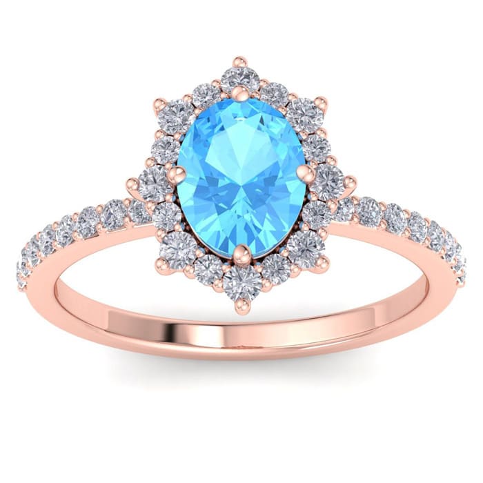 2 carat best sale blue topaz