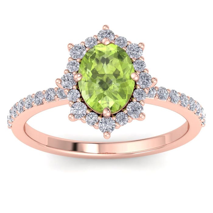 2 carat outlet peridot ring
